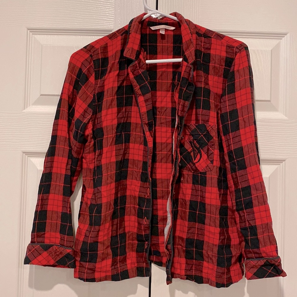 Flannel Victoria’s Secret Sleep Shirt